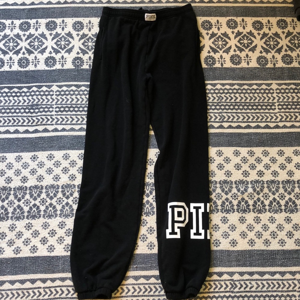 VS PINK Black Sweatpants